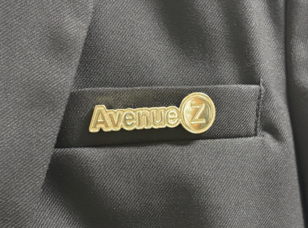 The Avenue Z Gold Pin