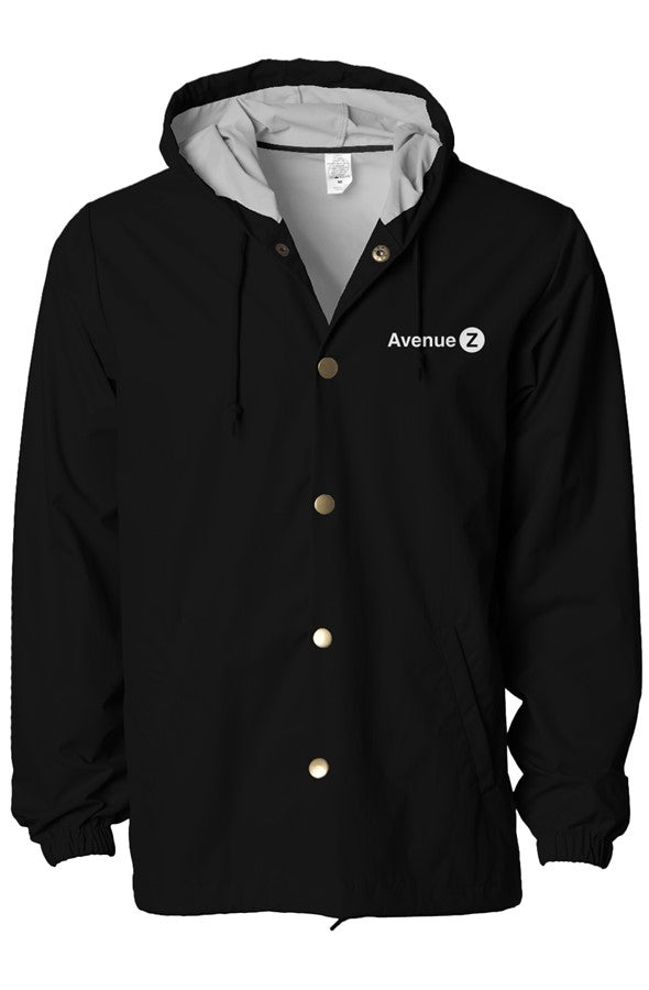 Water Resistant Hooded Windbreaker