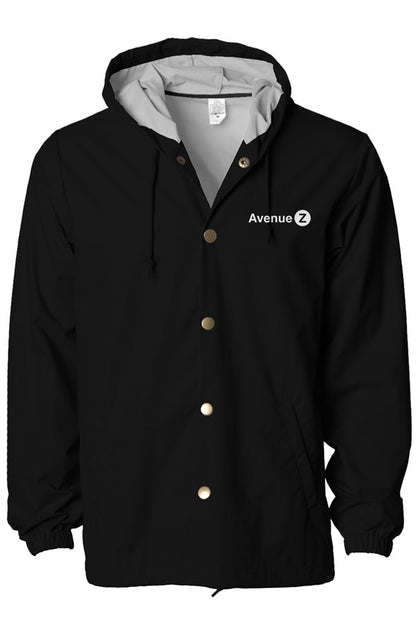 Water Resistant Hooded Windbreaker