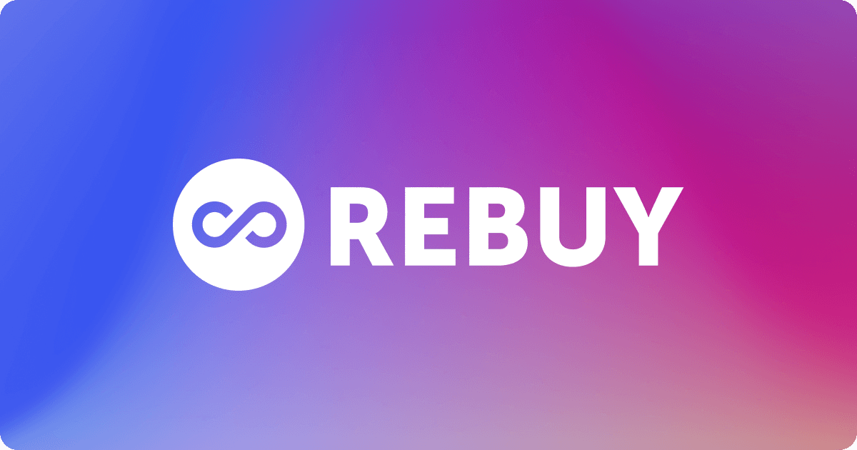 [Tech] Rebuy – AI-Powered Personalization